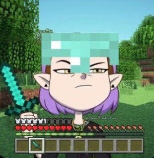 A Luz facilmente ficaria umas 5 horas construindo uma casa e a Amity pegando recursos pra ela