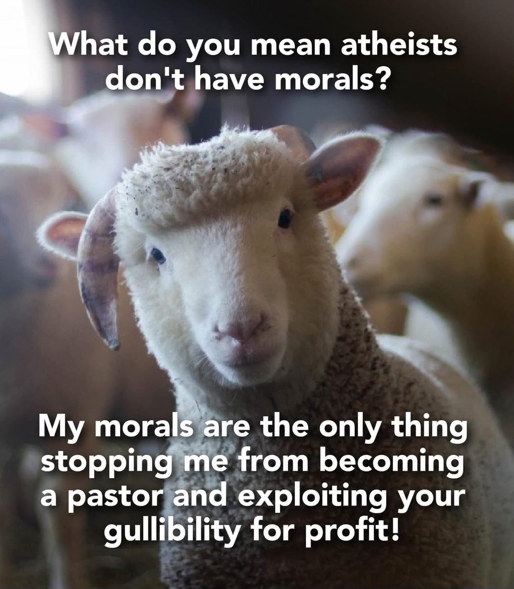 Can you imagine if atheists decided to exploit Christians for the dumb fucks they are and demand their wages for penance to their deity? Fish in a barrel. Just make crazy claims and they fork over their cash.