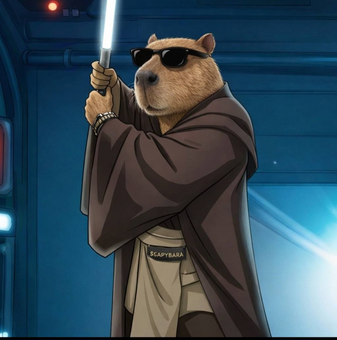 TorqueMomma's tweet photo. May the force of the $capybara be with you!!! 
Ca: 8qipLp9tPMkhGaf6qW3BzVzyjba1QztZooCzZAw7pump https://t.co/M6GDTaL07g