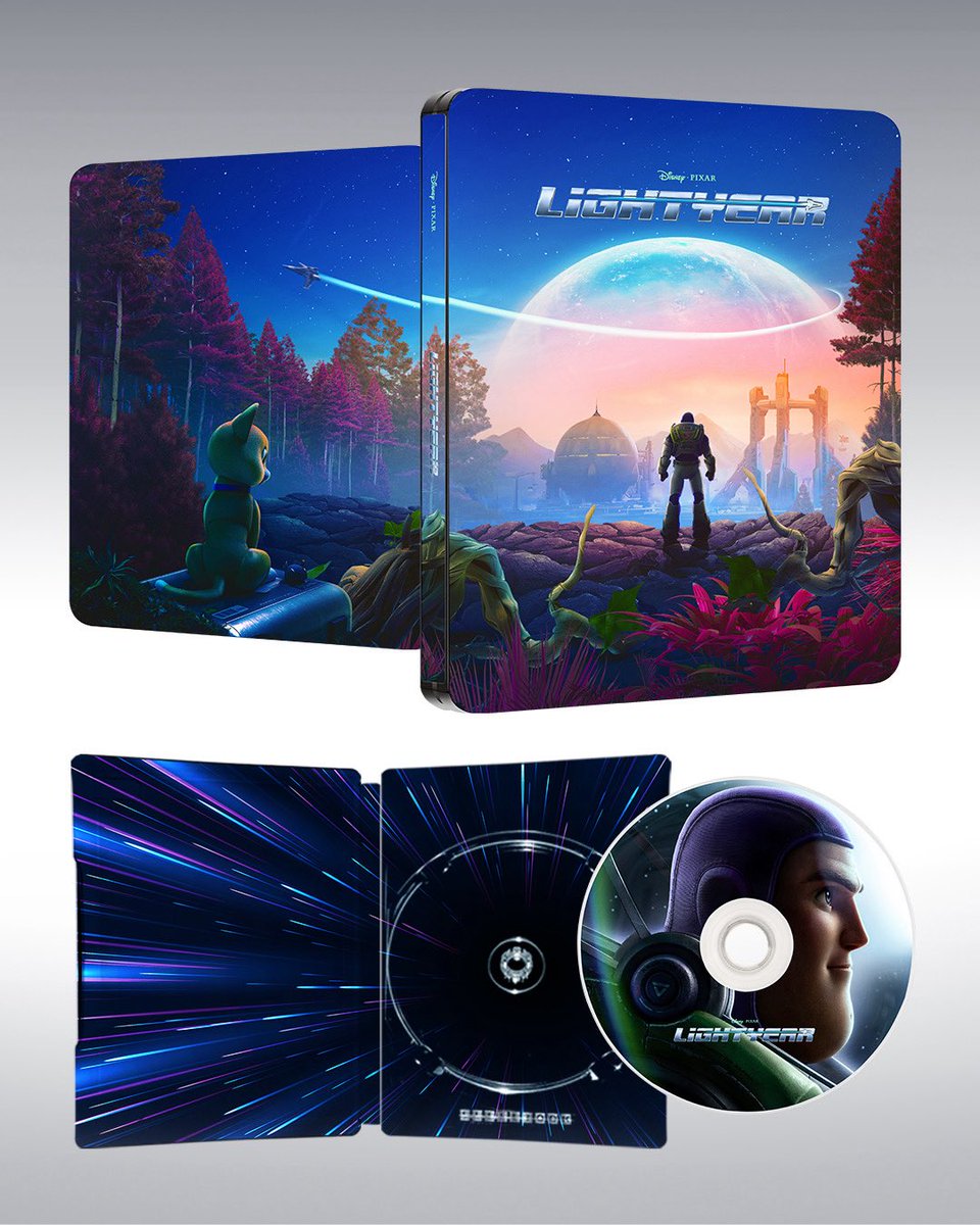 Lodgiko's tweet photo. Lightyear (2022)
.
Hey folks !  Been a bit quiet last week with this series due to the work i had to do for opening the shop. But now this is done i’m happy to present you Lightyear! Hope you all will enjoy this one !
.
#lightyear #steelbook #pixar #disney #space https://t.co/bCZrcR9yeK