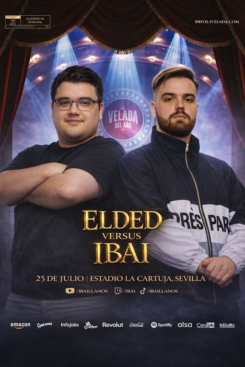 ElVikM21's tweet photo. El Main Event que esperabamos:
#LaVeladadelAñoVI #Elded #Ibai https://t.co/xvO17eih34