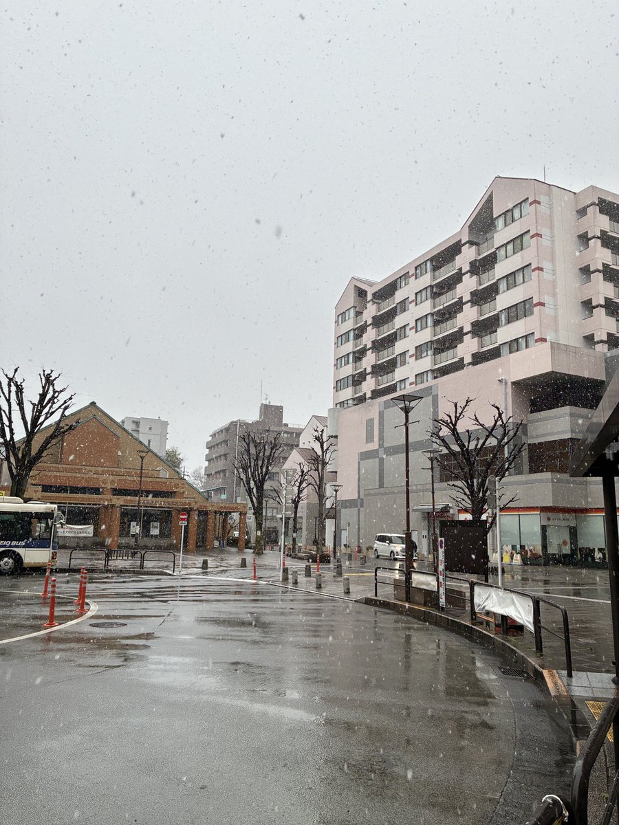 ogasanyo's tweet photo. 今朝は雪です。@西国分寺駅 https://t.co/2TZhx73zbA