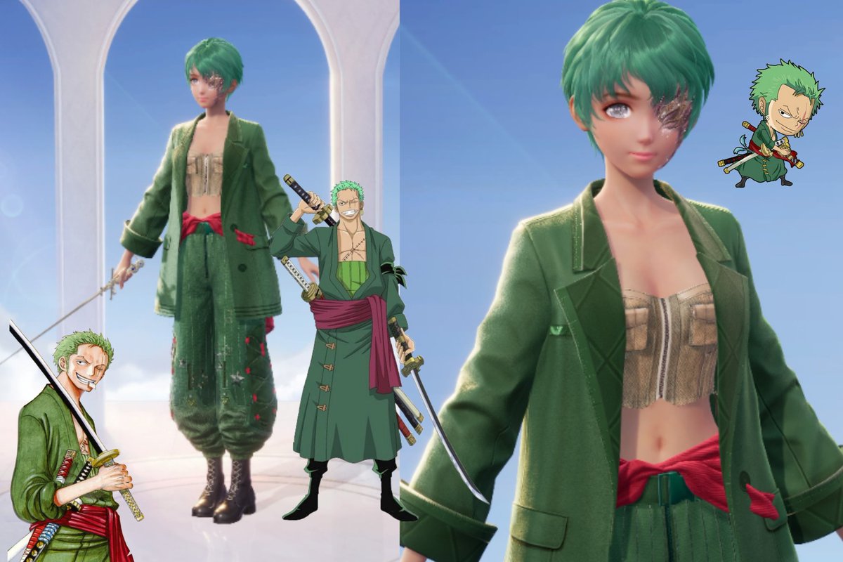 sieahn's tweet photo. ` ⚔️ : roronoa zoro, the pirate hunter ! * . °

♡ AY4sDKTss7F# ♡

infinitynikki 𑣲 uncrownedheart 𑣲 one piece https://t.co/HNEzIXg4L4