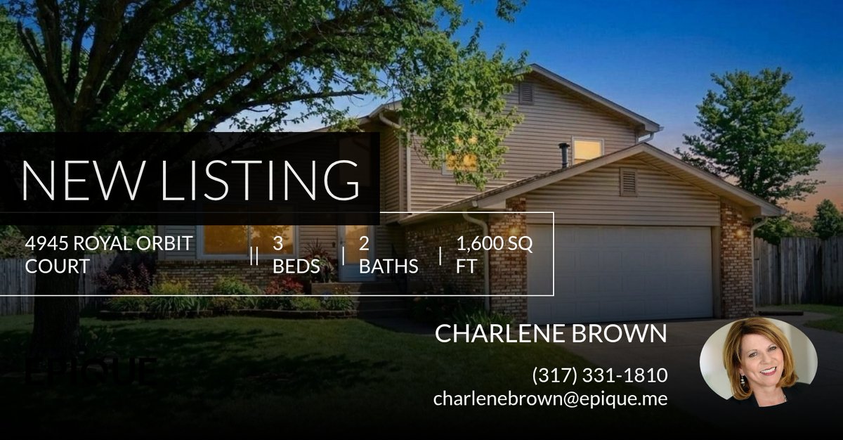 IndyCharlene's tweet photo. If you're looking for a 3 bedroom home in Indianapolis, this new listing could be the one! Click for more pictures and information. Show someone who might be interested or call me at (317) 331-1810!

Charlene Brown
Epique... https://t.co/UgbBPCCnuw https://t.co/ORIbmTvpix