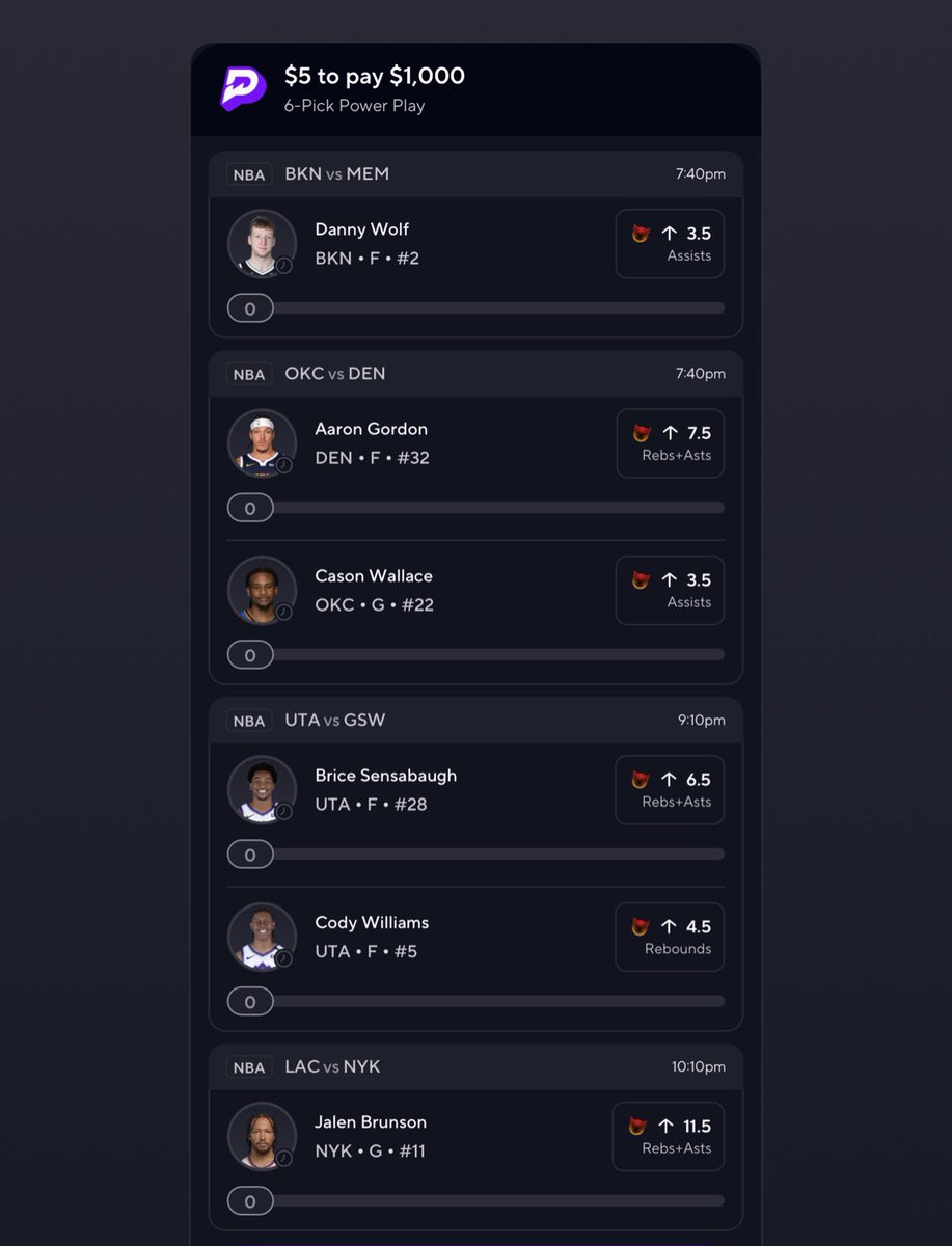 I'm giving away $333...

When we hit this PrizePicks Demon slip😈

Why should you trust me? I'm a Top 5% Sports Bettor in the World (per Pikkit)🥇

Just drop a 💚+💬+🔄 to enter giveaway.
#GamblingX #PrizePicks #locks