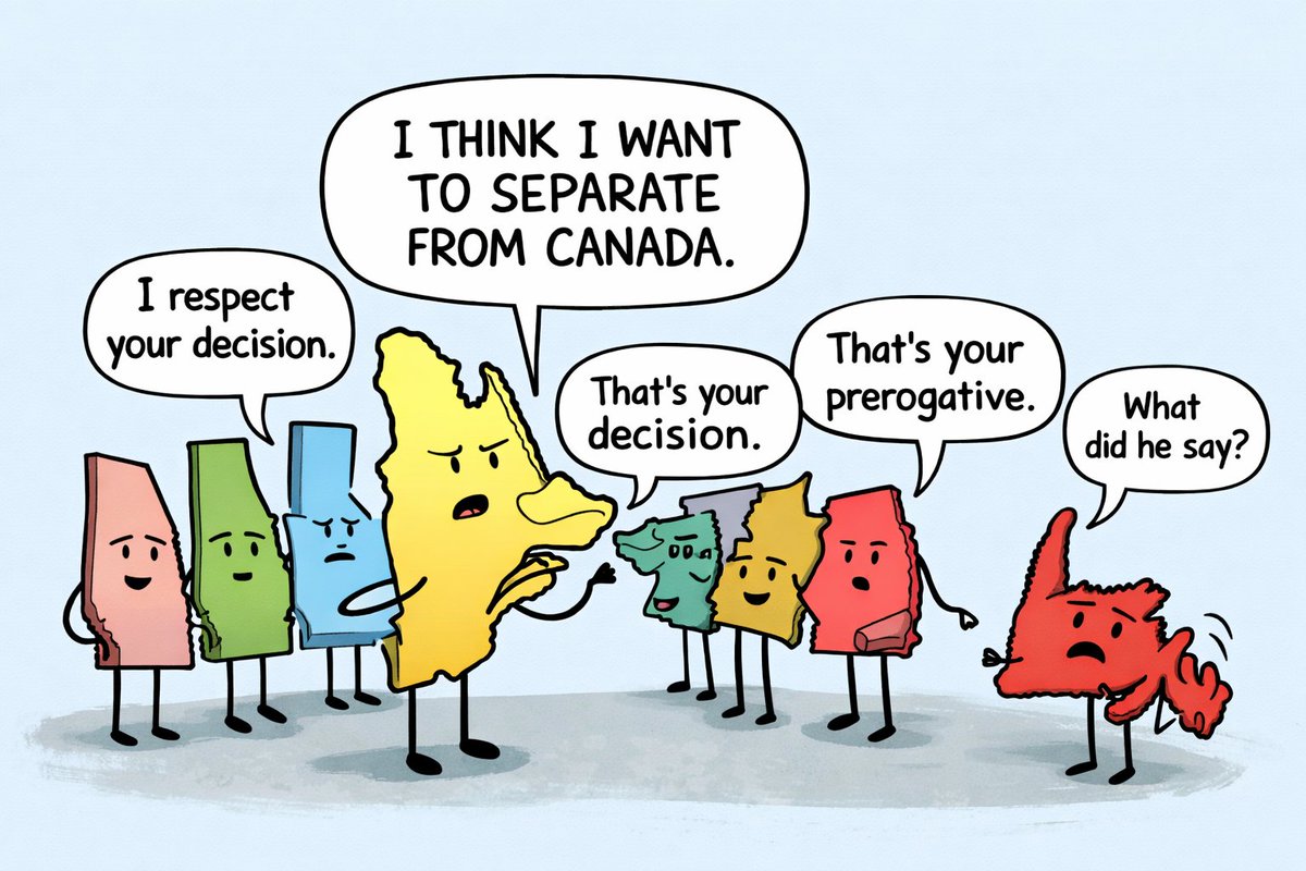 This is what happened when the province that was soaking up all equalization payments from the rest of the provinces announced they were thing about separating in 1995: