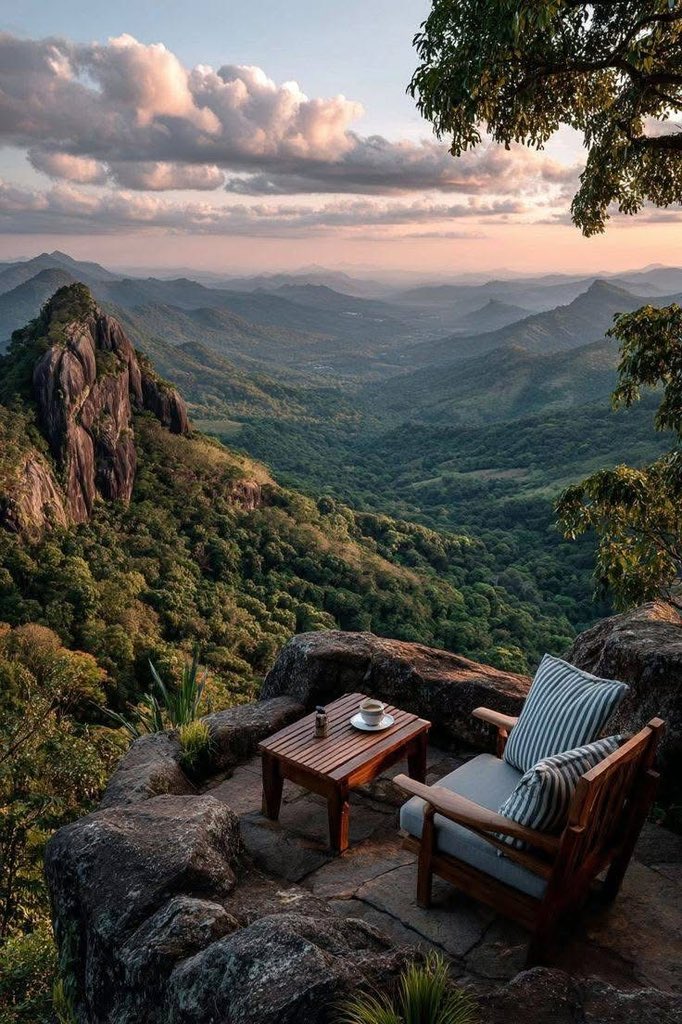 BestEarthBeauty's tweet photo. Perfect spot to enjoy your coffee. Have a beautiful day 𝕏 creators! ☀️🌞 https://t.co/kjZZKofb2O
