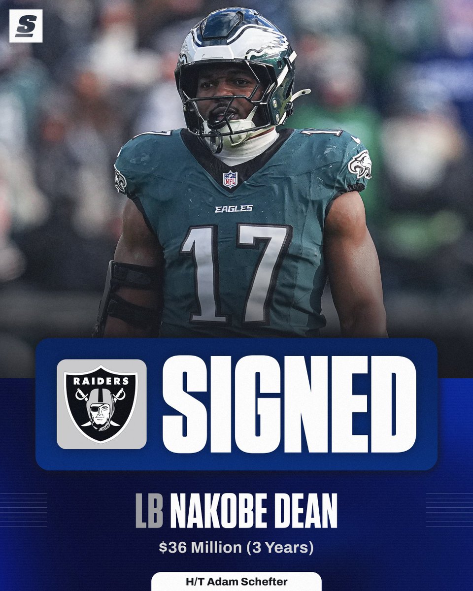 WOW. In a matter of minutes the Raiders grab two of the best defensive players on the market. 😮‍💨