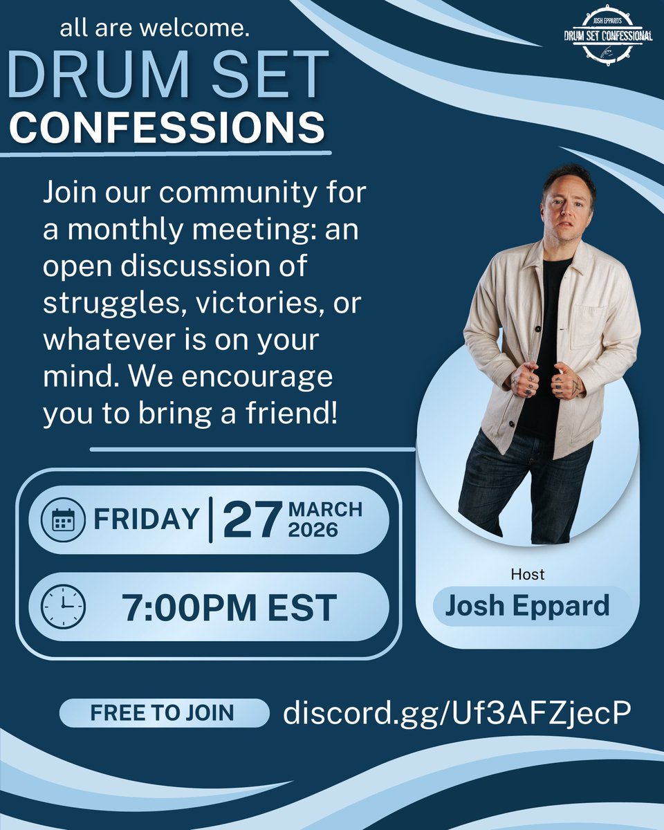 Drum Set Confessional tweet media