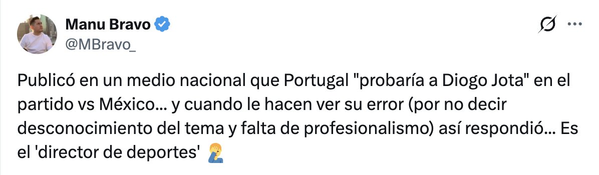 Manu Bravo tweet media