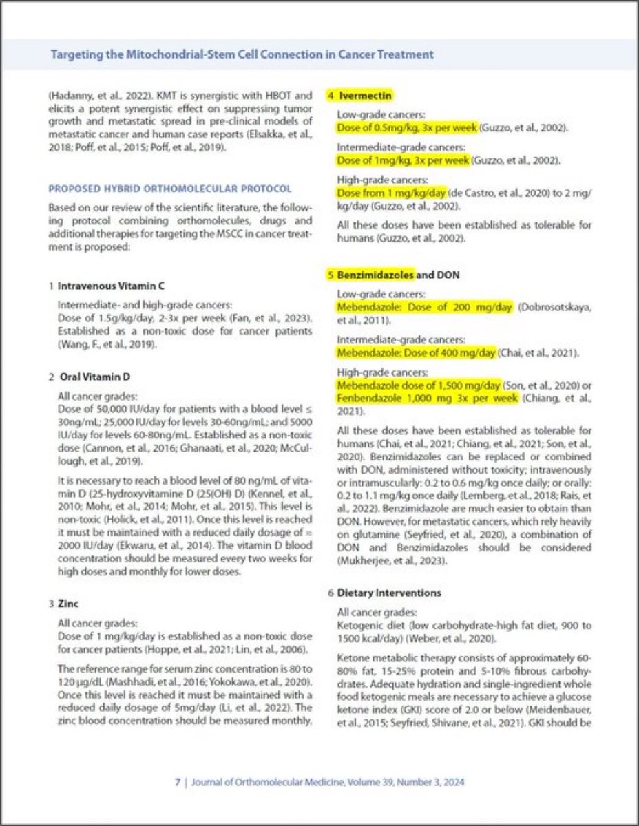 CANCER HAS BEEN CURED

Ivermectin &amp; Fenbendazole cure cancer.

Pass it on.

BREAKING NEWS: First-in-the-World Ivermectin, Mebendazole and Fenbendazole Protocol in Cancer has been peer-reviewed and published on Sep.19, 2024! 

The future of Cancer Treatment starts NOW.

My thanks