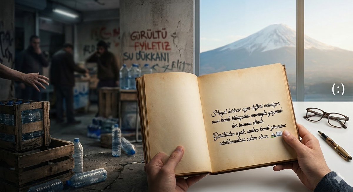 Hayat herkese aynı defteri vermiyor ama kendi hikayesini onuruyla yazmak her insanın elinde. Gürültüden uzak, sadece kendi zirvesine odaklananlara selam olsun. 🏔️📖