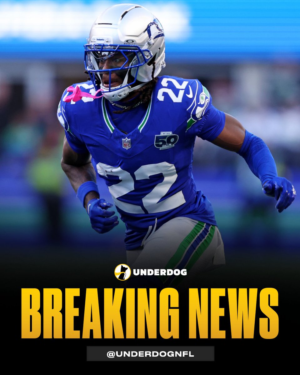 UnderdogNFL's tweet photo. Schefter: Rashid Shaheed to re-sign with the Seahawks on a 3-year, $51M deal. https://t.co/OiNBiH092F