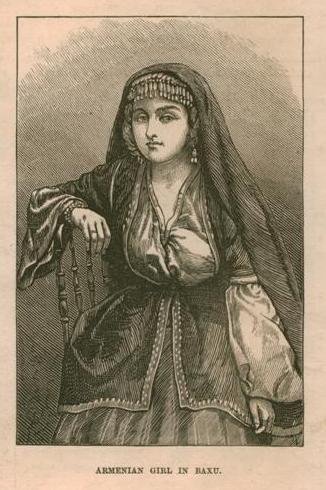 Armenian girl in Baku, 1873

publication of *[The Illustrated London News]