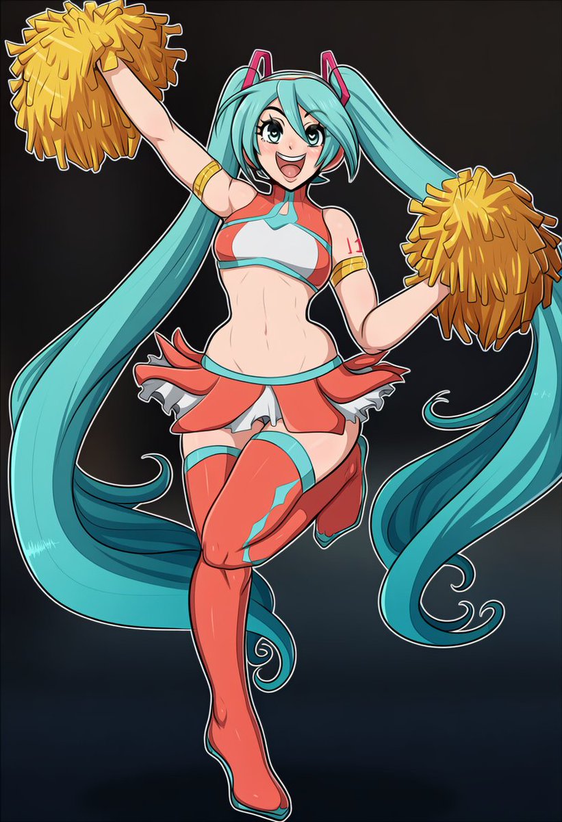 Sloposhi's tweet photo. More to come later but here's Miku cheering you on for supporting her on her day!~

#miku #mikuday #hatsunemiku #Aiart️️️️️️️️️️️️️️️️️️️️️️️️️️️️️️️️️️️️️️️️️️️️️️️️️️️️️️️️️️️️️️️️ #vocaloid https://t.co/hPErN4sMPr