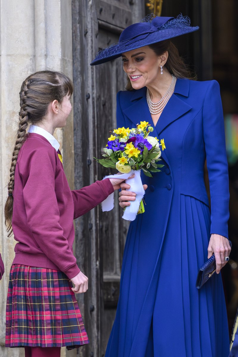 royalfocus1's tweet image. Members of the Royal Family depart Westminster Abbey after the 2026 Commonwealth Service #CommonwealthService #WestminsterAbbey #KingCharles #PrinceandPrincessofWales