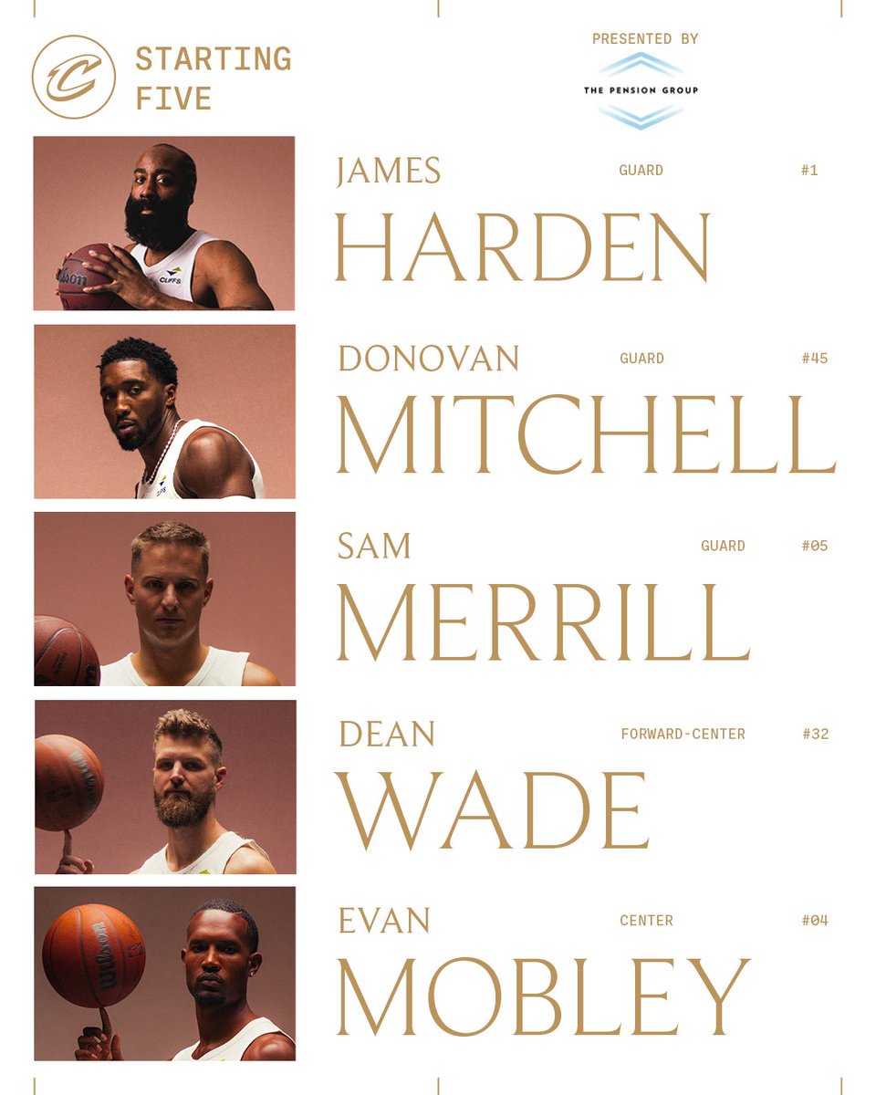 cavs's tweet photo. First 5️⃣.
The Pension Group, Inc | #LetEmKnow https://t.co/wFPHgiWvtd