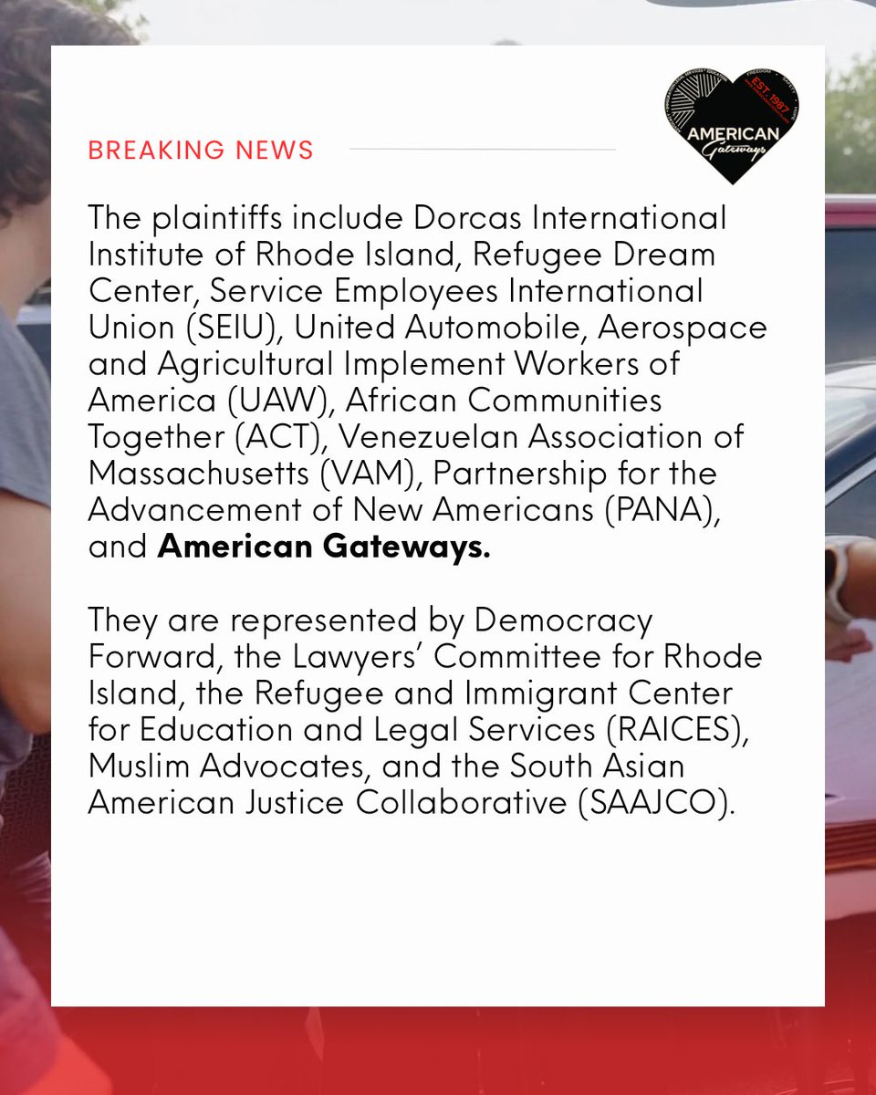 American Gateways tweet media