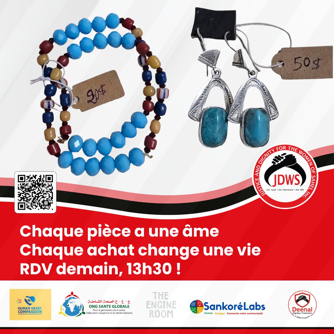 jdwsahel's tweet photo. DEMAIN — Mercredi 11 mars. 13h30 a 17h00.
Church Center for the United Nations -  777 UN Plaza, New York, 2e etage. La #Foire #Artisanale #CSW70 ouvre ses portes. #JDWS sera la avec les créations de nos artisanes du Sahel : bijoux, textiles, savons...https://t.co/iVAh2QPfJJ https://t.co/Fq2j5pYykY