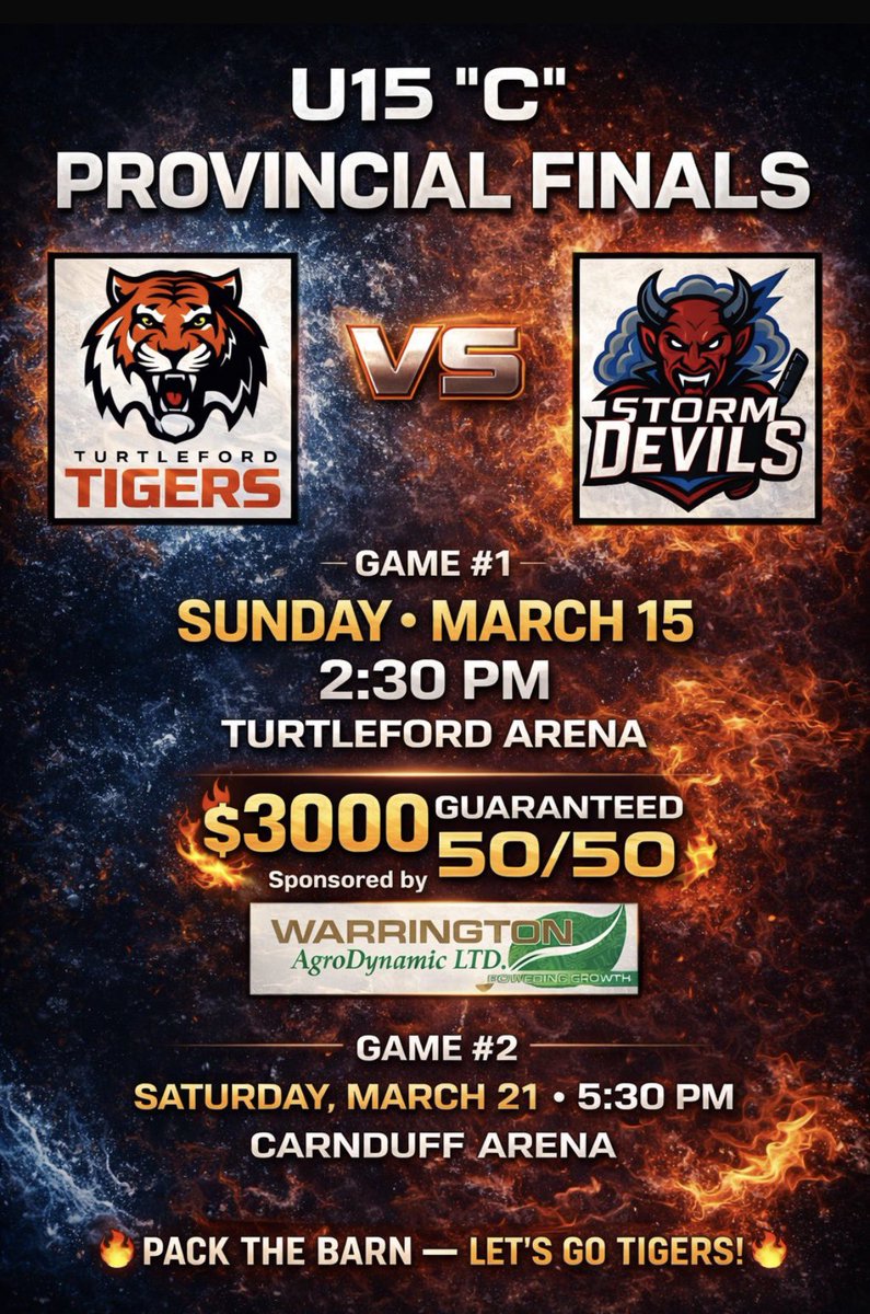 Thank-you Greg Warrington for the $3000 Guaranteed 50/50!