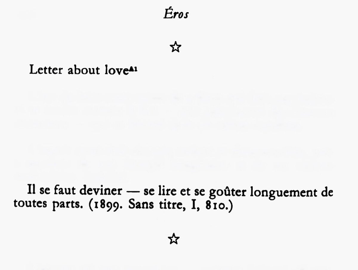 Cahiers (t. II : Gallimard, coll. Pléiade, Paul Valéry).