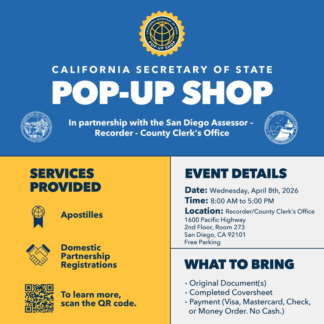 California Secretary of State tweet media