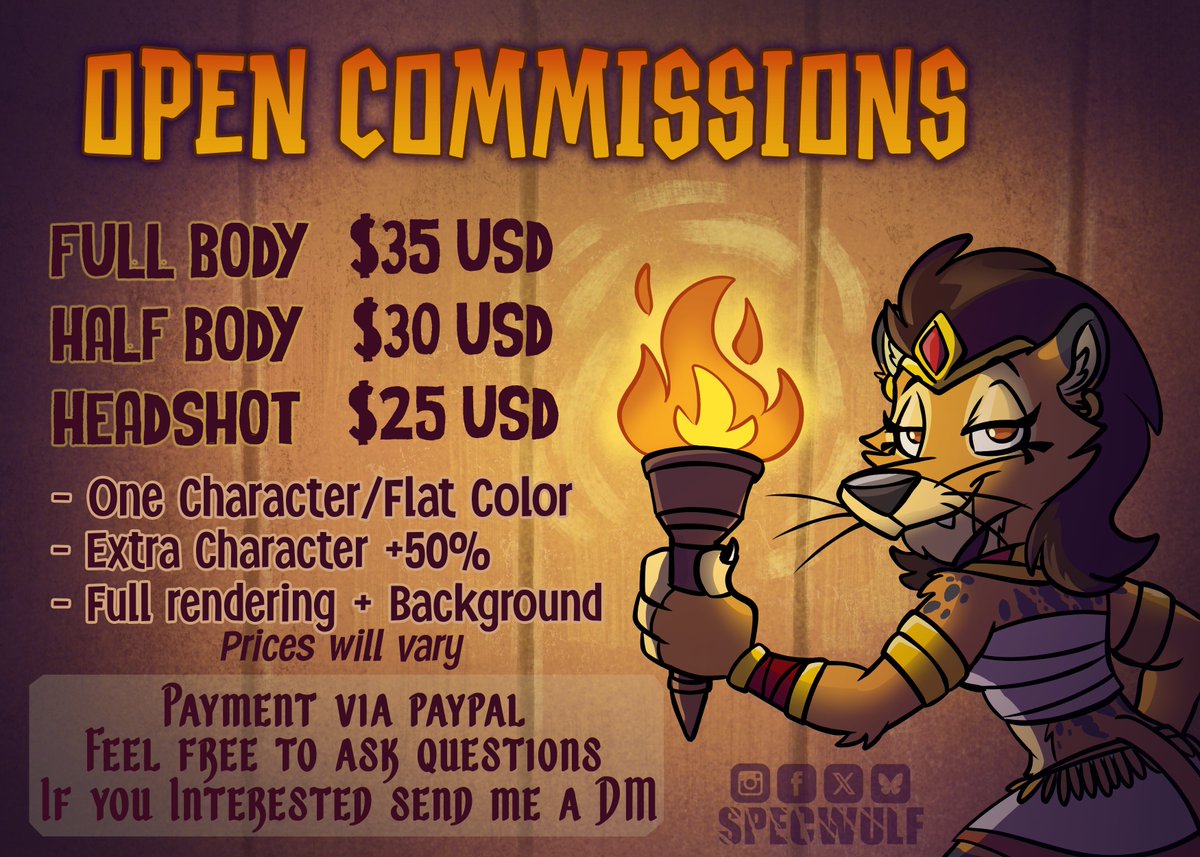 Spec Wulf (Open Commissions) tweet media