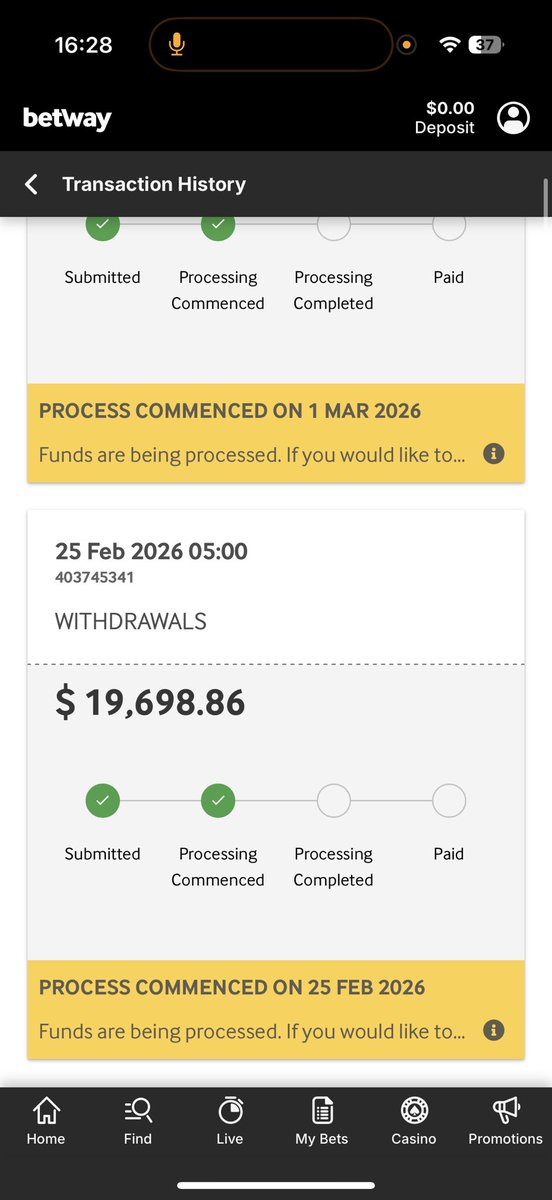 GcapGt's tweet photo. @betwaycanada “@BetwaySupport @BetwayCA I’m an Alberta player waiting THREE WEEKS for my $24,000 CAD withdrawal. Docs sent, no email, just ‘wait’—that’s not customer service, that’s theft. Fix this or I’ll keep tagging regulators. #BetwayScam #WhereIsMyMoney” https://t.co/H4U7Z34ZGA