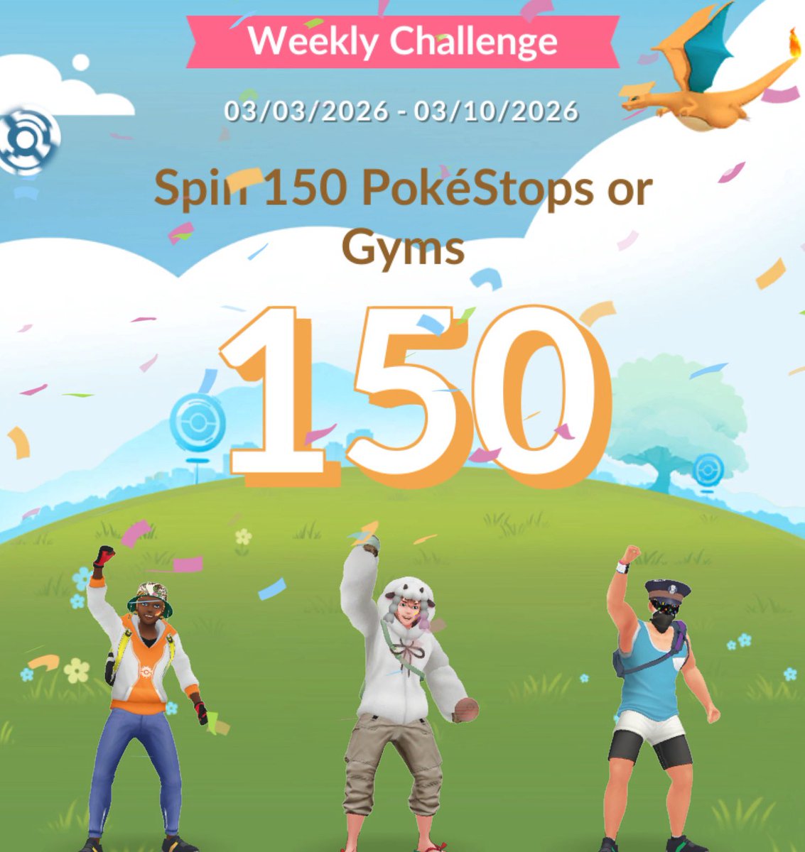 We completed the weekly challenge! Join my team again next week!
Join the fun of Pokémon GO! pokemongolive.com/refer?code=8DB…