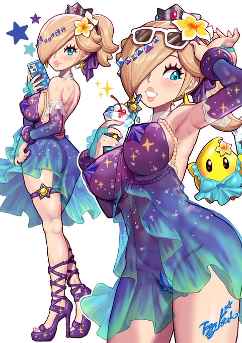 HAPPY MAR10 DAY!! (What will happen to Rosalina in the movie…? I want to see it, but I'm scared to watch it...)