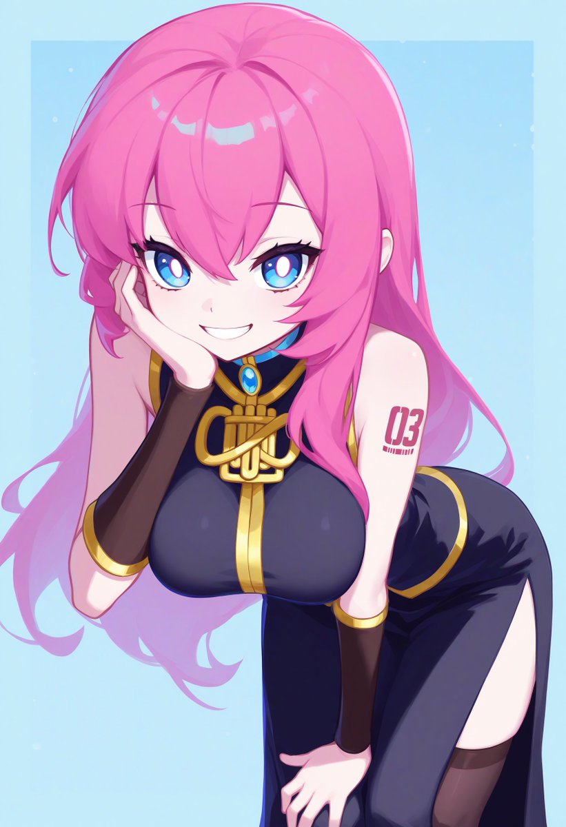 巡音ルカをゲーム『Muse Dash』風のスタイルで。SFW Illustration. No nudity or suggestive intent #巡音ルカ #MegurineLuka