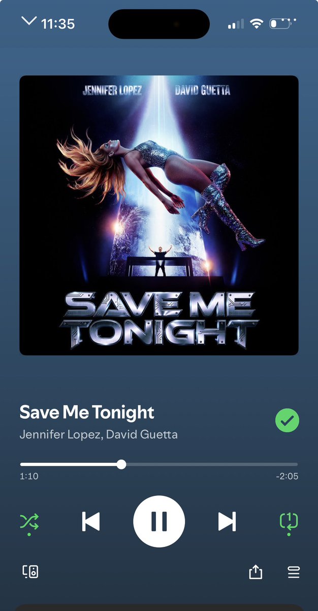 Jennylo24Skm's tweet image. Started my day on listening to #savemetonight @JLo still on repeat ❤️