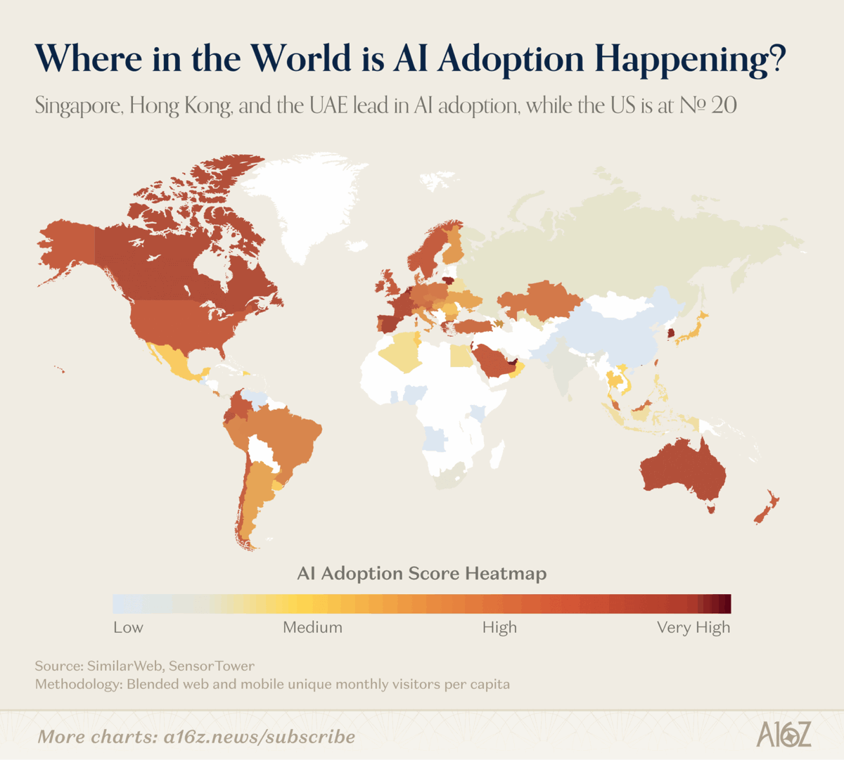 Adoption heatmap