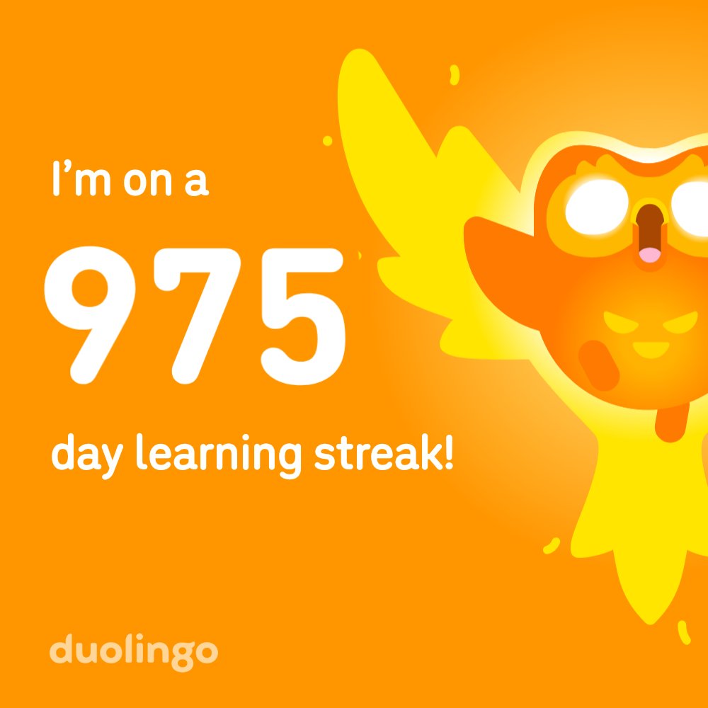 The__Konrad's tweet photo. Learn a language with me for free! Duolingo is fun, and proven to work. Here’s my invite link: https://t.co/TGibOjFXa6 https://t.co/KVT0n9KSFf