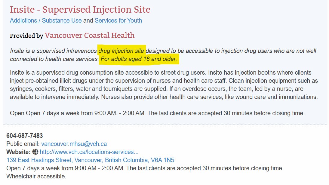 A 16-year-old can't buy alcohol or cigarettes.

But under the Liberals, they can legally walk into a federally approved injection site and shoot up fentanyl.

Mark Carney's Health Minister is signing off on it claiming this is "harm reduction".

In what world is this acceptable?
