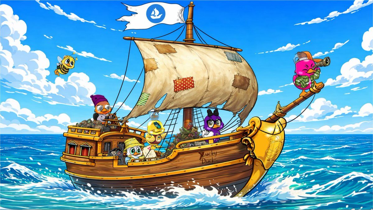 CryptoDailyZone's tweet image. NFTs Whitelist Event @opensea  
Yucky Ducks WL Open
7,777 Yucky Ducks are heading to OpenSea to recover the Yuckpot
➤Sumbit Page 
yuckyducks.com
➤Apply for Whitelist
➤Enter your Twitter details &amp;amp; address 
#Nft #OpenSeaNFT #Whitelist #Event #Live