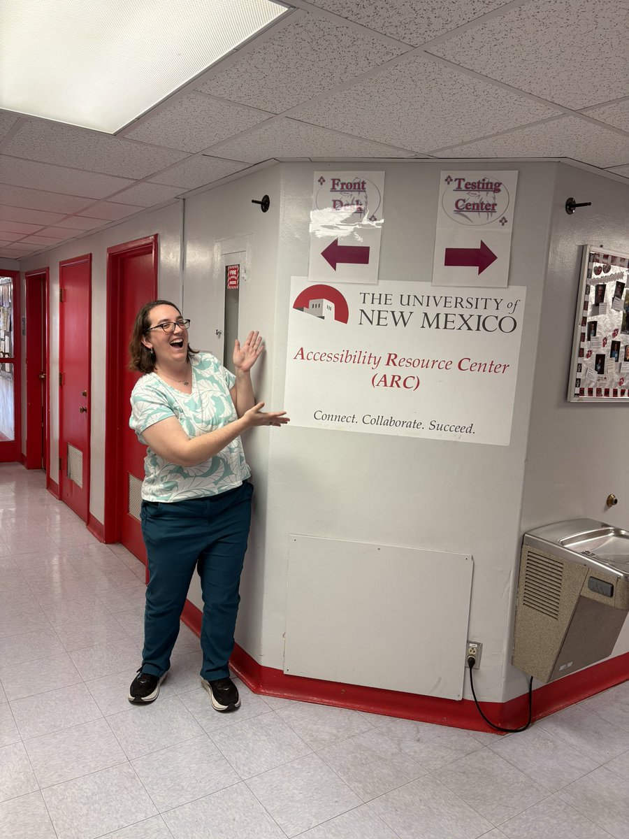 UNM_ARC's tweet photo. Hello Lobos!

The time change isn’t the only thing that has changed recently! Here at ARC, we have a new addition to our team. Please help us welcome our Accommodations Coordinator, Megan Cox! Welcome to the ARC team, Megan! https://t.co/zEXOLy4LQg