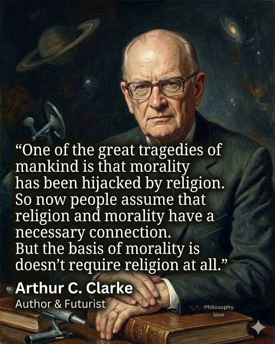 Morality exists because God exists