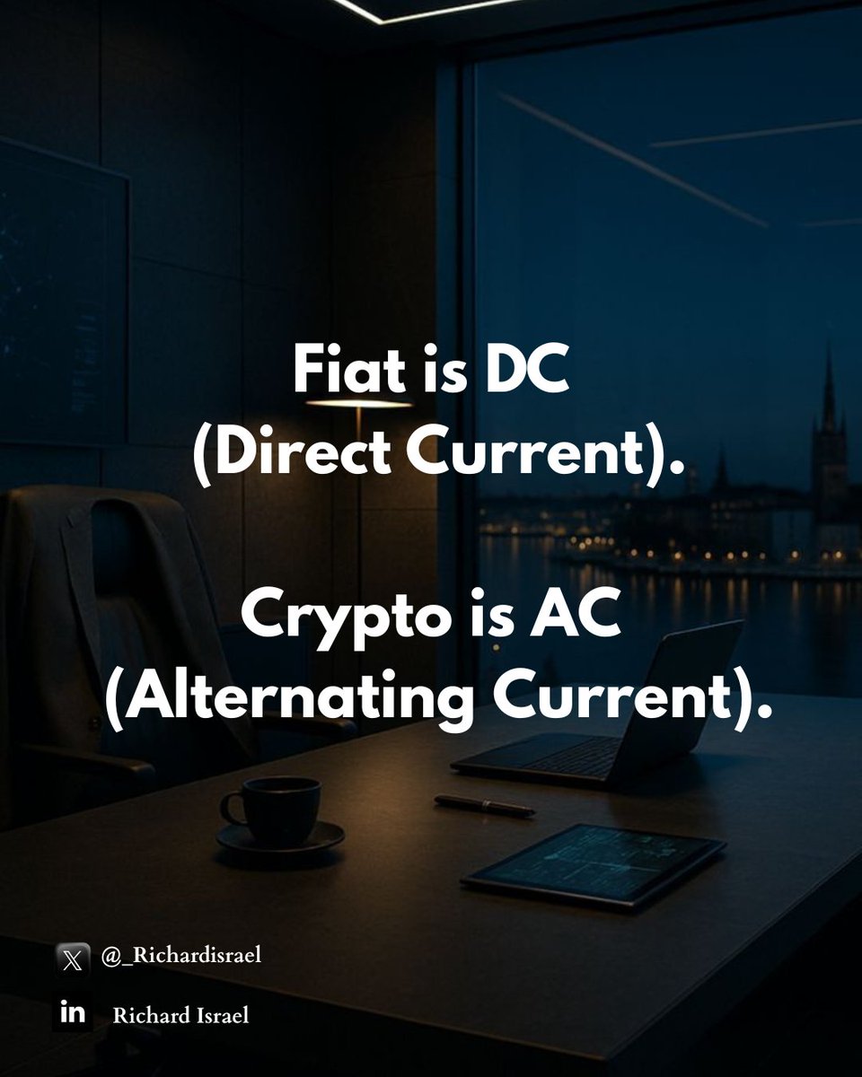 The comparison isn’t perfect, but the principle is similar.

The result is:

✓ Money that can move globally and isn't limited.

✓ Money that can move continuously

✓ Money that can move without permission

Crypto will be a language that holds borders together and unites people