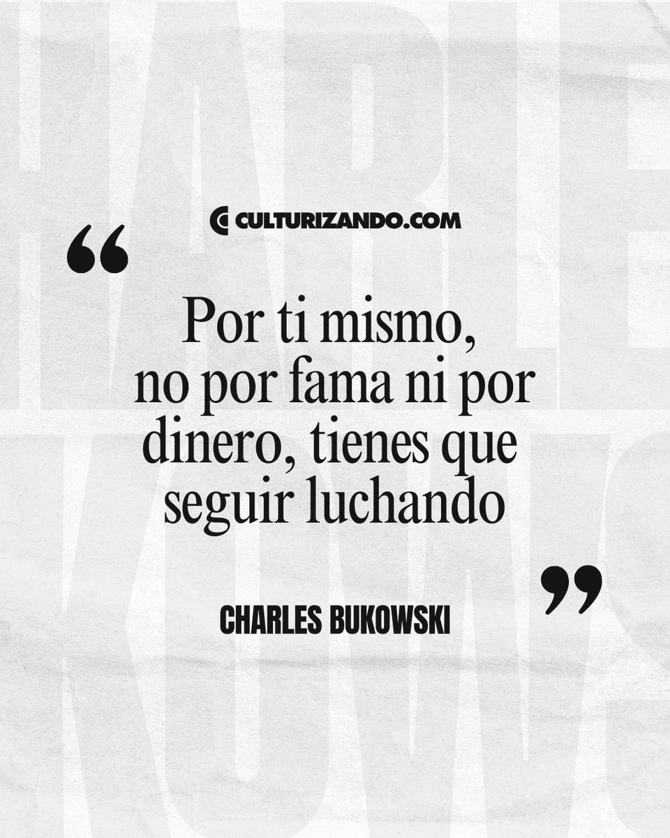 Culturizando's tweet photo. Hoy recordamos a Charles Bukowski, el maestro indiscutible del "realismo sucio". 🚬 https://t.co/QHFGiQIad6