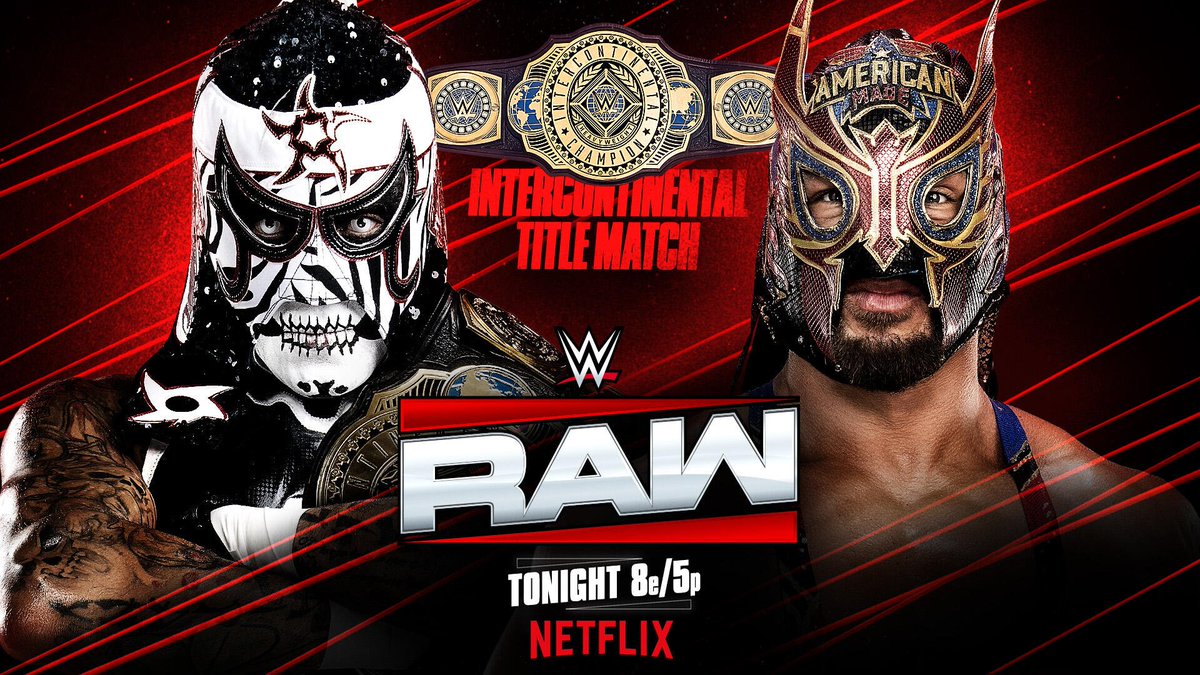 BU GECE MONDAY NIGHT RAW'DA!   #WWERaw

▫️Oba Femi vs Rusev
▫️Kadınlar Intercontinental Şampiyonluğu için 1 Numaralı Adayı Belirleme Eleme Maçı!
 ▫️Penta vs “Original” El Grande Americano ( Intercontinental Title Match)

⏰: 03:00 (TSI)
📺: Netflix