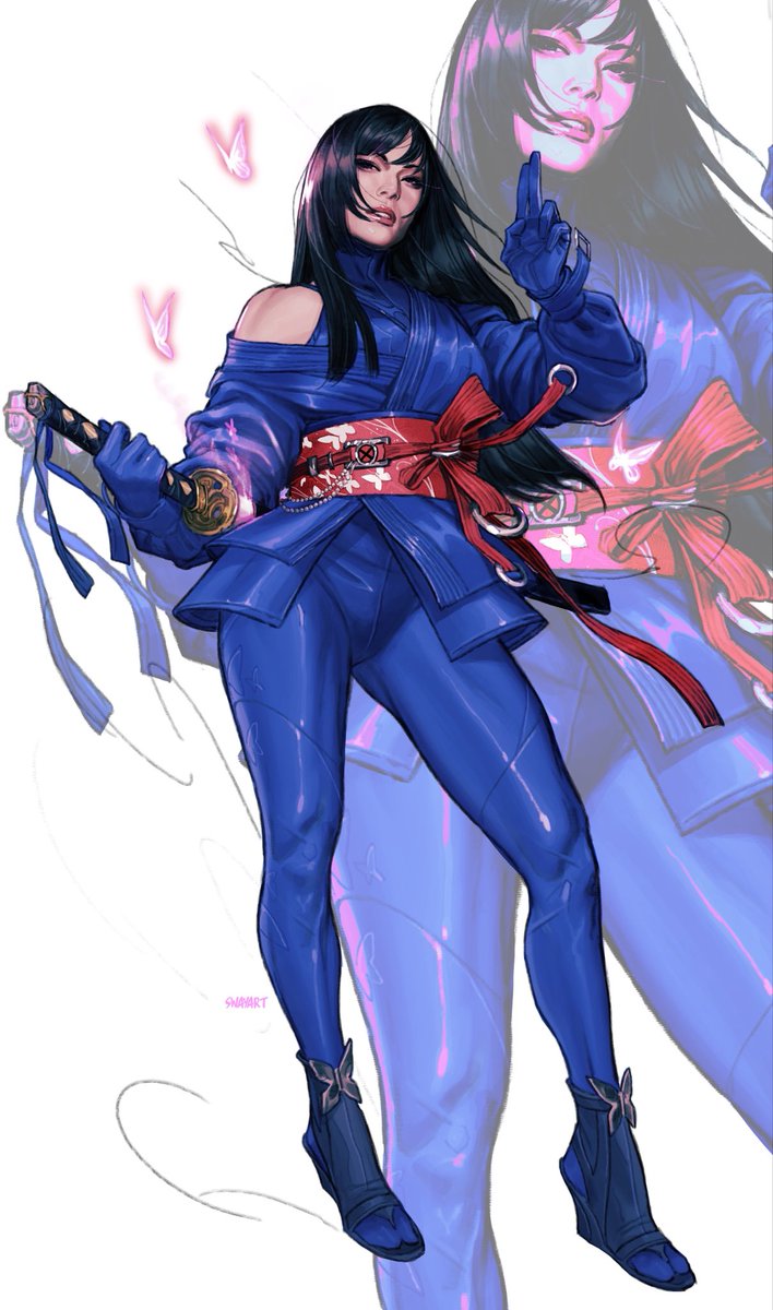 Here a Psylocke (Kwannon) redesign I’ve done [2025]