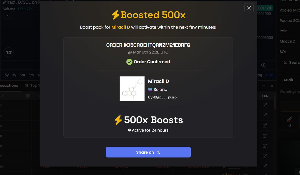 $Miracil D
read below
500x Boost added 
1% burend 
8yW8gpJh4BoXMTHPmt2JWT4XEoQqDEvMcea3WurNpump