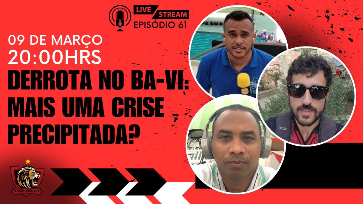 Ao vivo com Adson Piedade, <a href="/wiliamfalcao94/">Wiliam Falcão</a> e <a href="/Rafael_Burgos/">Rafael Burgos</a>: oq explica o "apagão" de ontem no 2º tempo? E Jair Ventura, jogou a toalha? 

Falaremos, ainda, do clássico de quarta: quais novidades podem pintar e como recuperar o time mentalmente

Participe!
youtube.com/watch?v=TW_BC2…