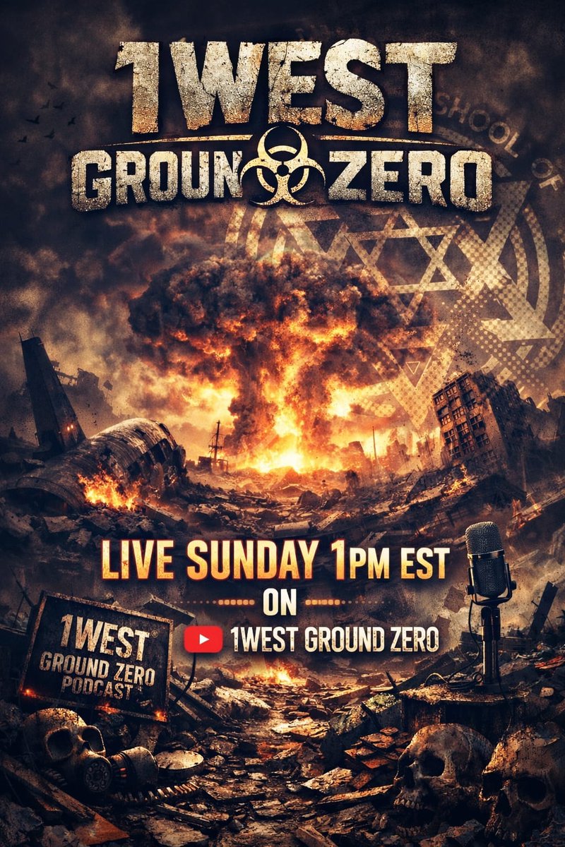 isupk_toronto's tweet image. TUNE IN TO 1WEST GROUND ZERO PODCAST EVERY SUNDAY 1PM EST #podcast #trendingtopic  #popculture #worldnews #fyp