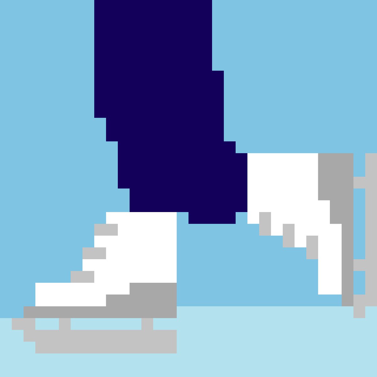 ritsu23125's tweet image. スケート 
#pixelart #Skate