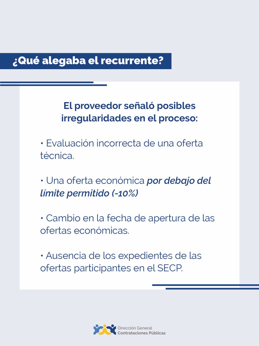 Dirección General de Contrataciones Públicas tweet media