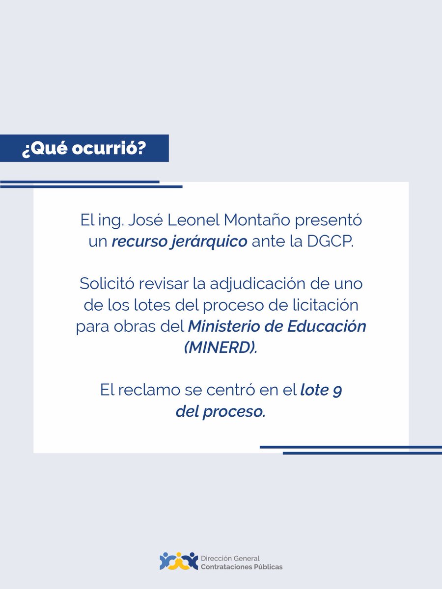 Dirección General de Contrataciones Públicas tweet media