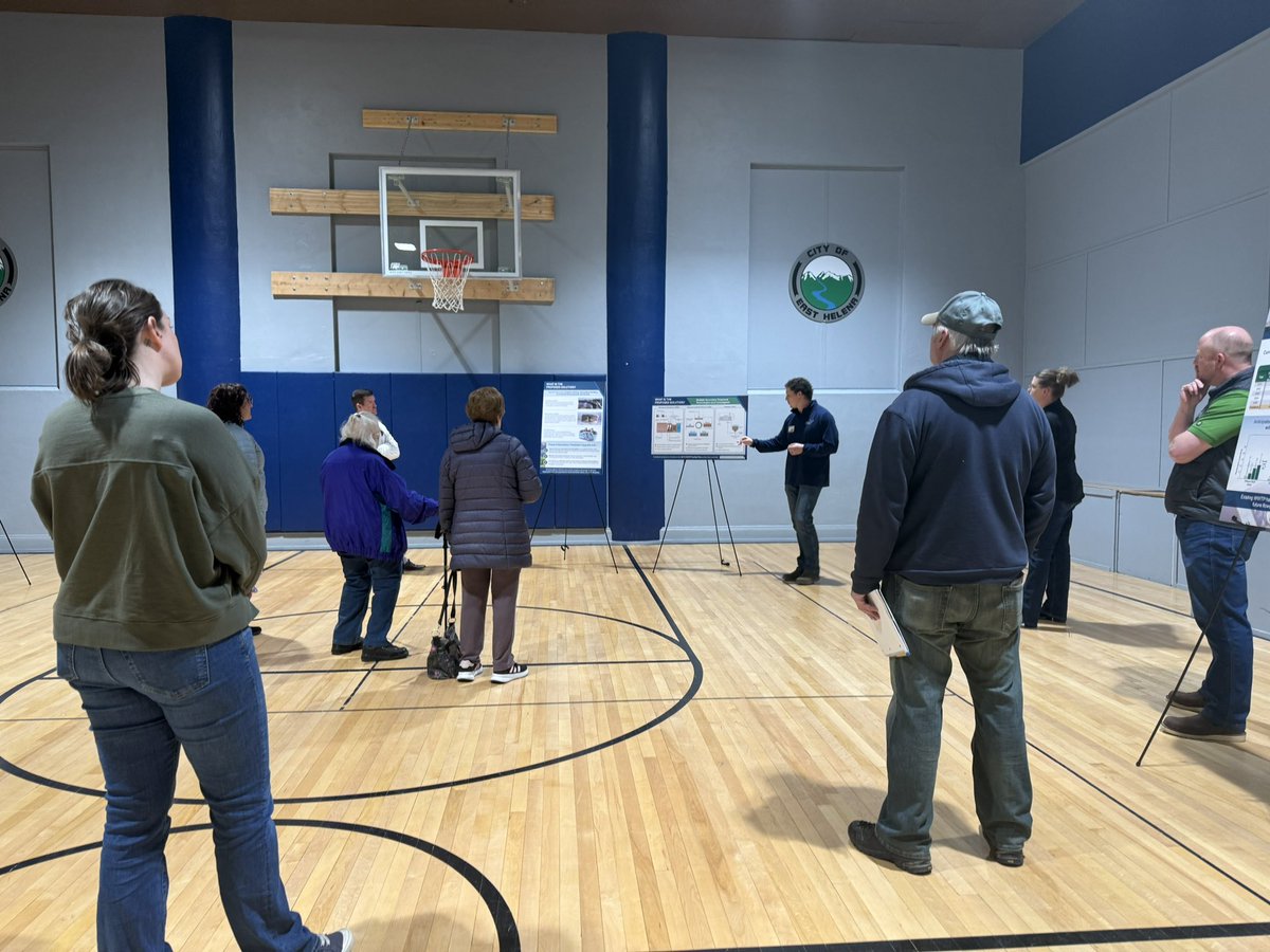 NickALancette's tweet photo. East Helena is growing. Good to see planning underway to upgrade our wastewater treatment system and keep pace with the needs of our community. https://t.co/V5ddYIBTzb