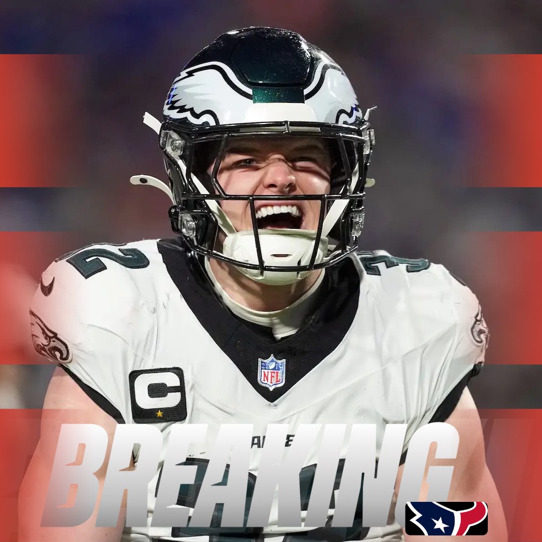 The Texans are signing former Eagles DB Reed Blankenship to a 3 year deal worth 24.75M via <a href="/AdamSchefter/">Adam Schefter</a>.

Houston needed a safety opposite Bullock and now have their guy.